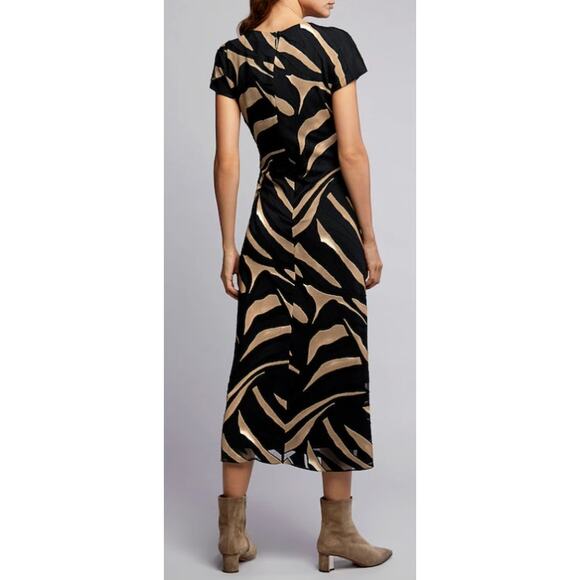 Prabal Gurung Animal Print Wrapped Maxi Dress Size 4 New with Tags - Picture 4 of 10